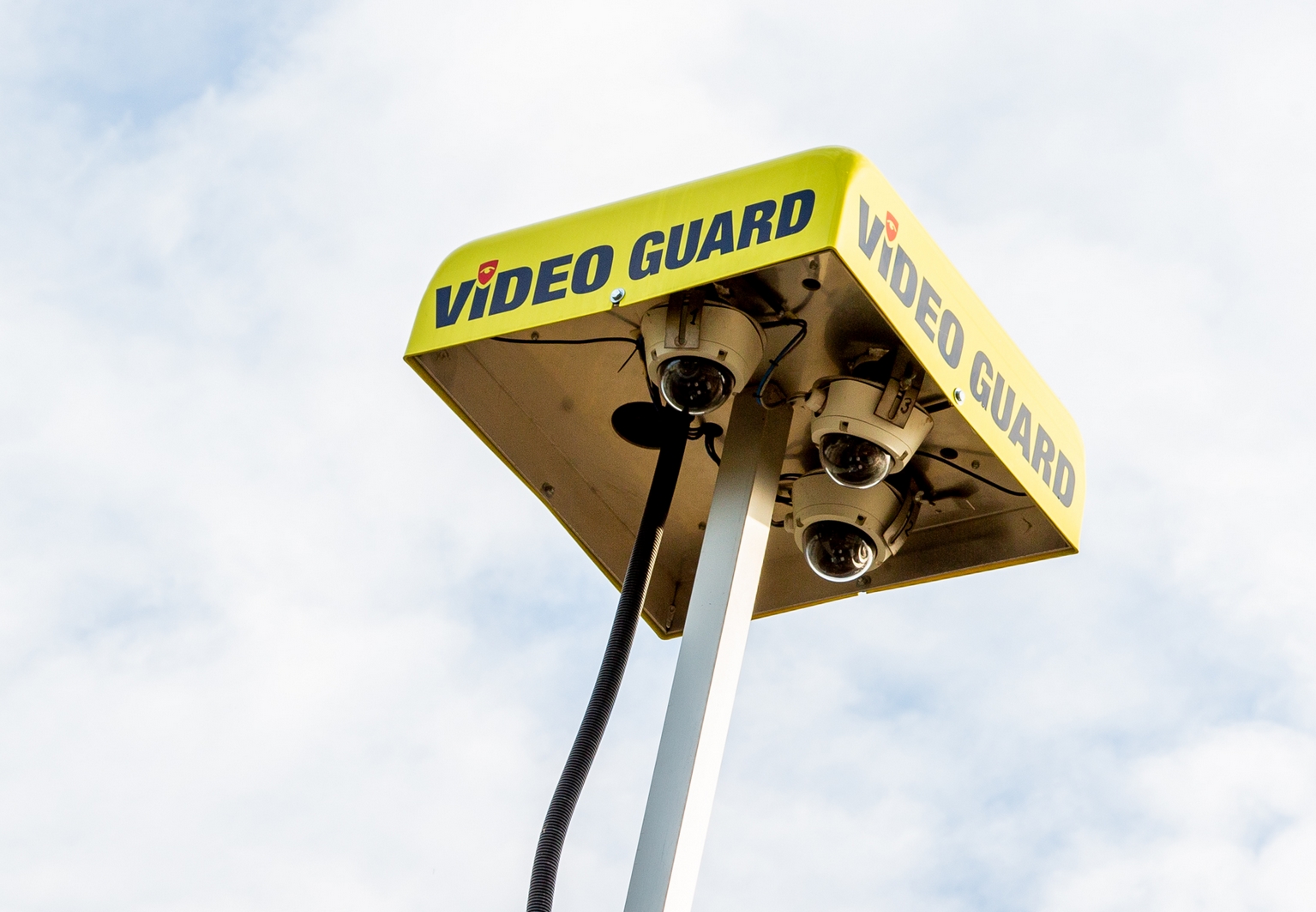 Video Guard in Bremen's Überseestadt district