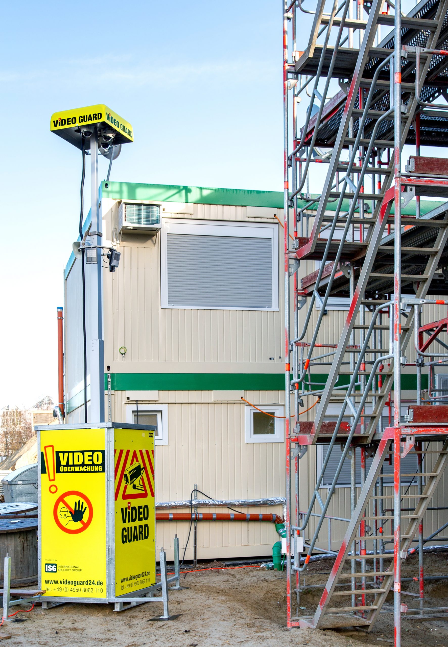 Video Guard in Bremen's Überseestadt district