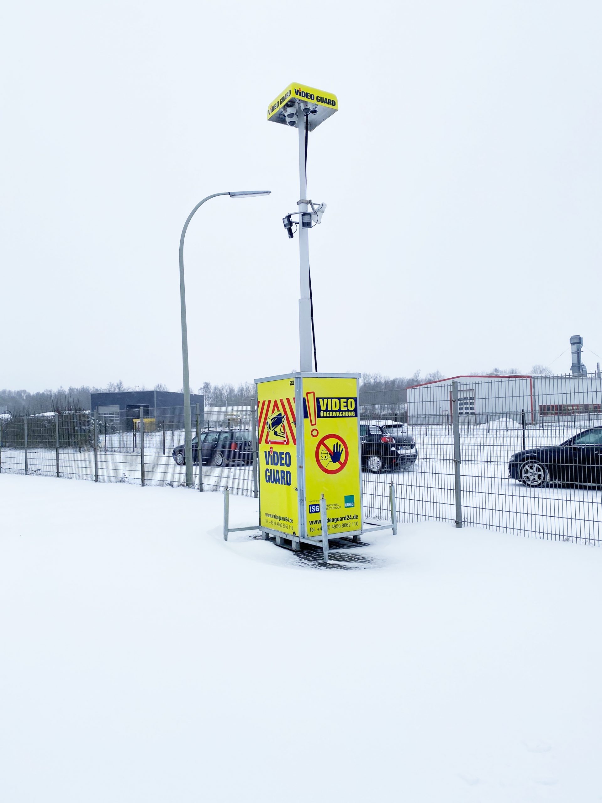 Video Guard in Bremen's Überseestadt district