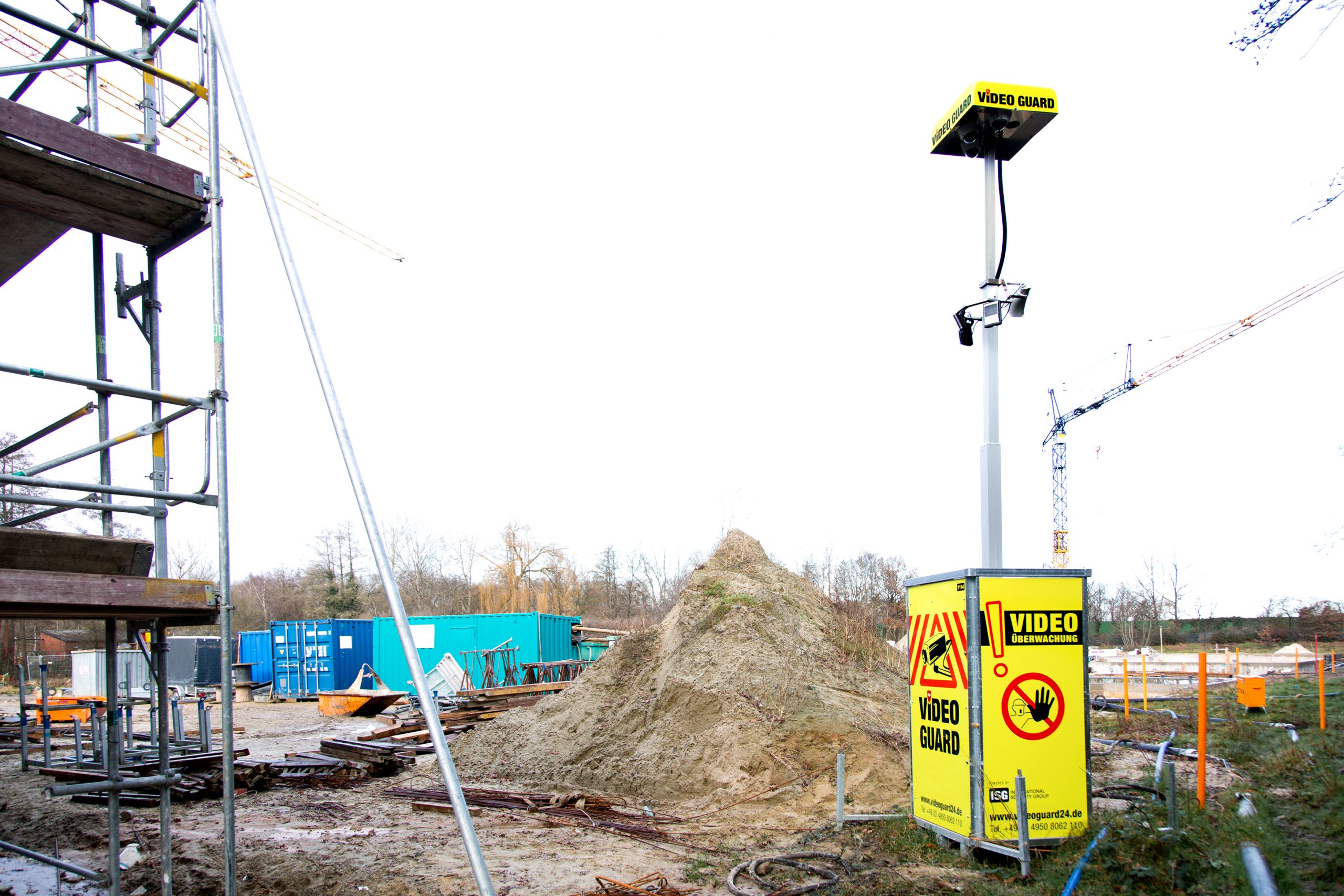 Video Guard in Bremen's Überseestadt district