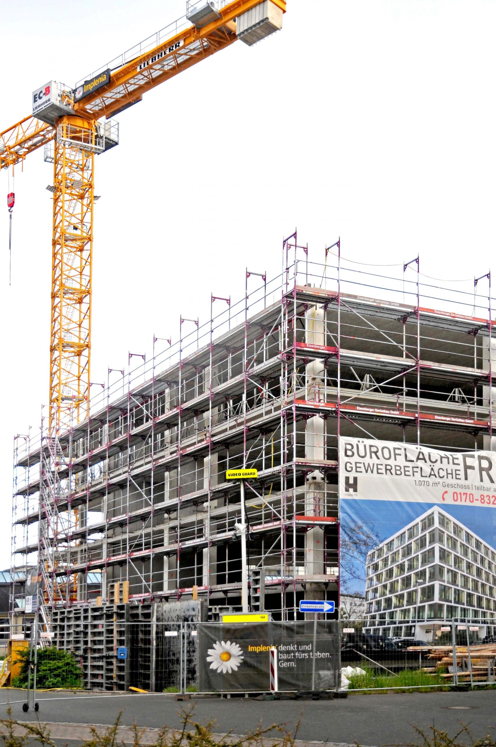 Video Guard in Bremen's Überseestadt district