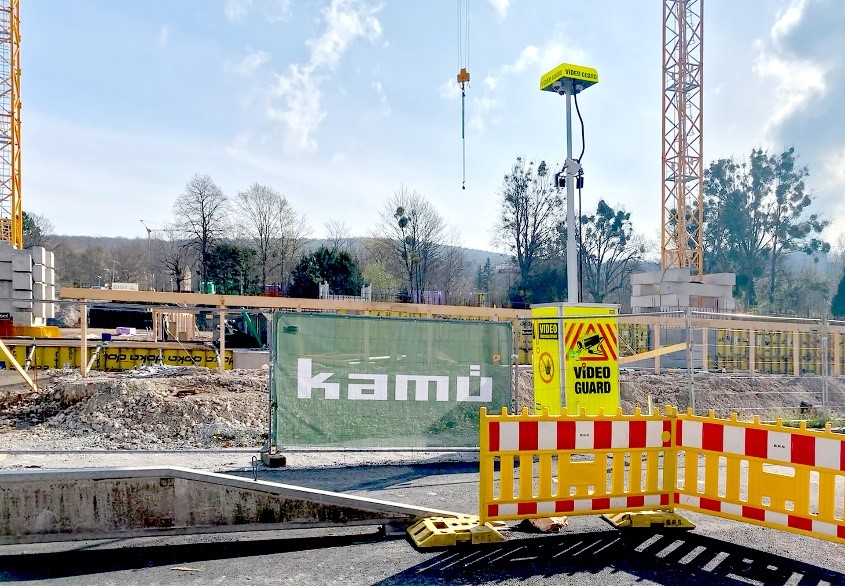 Videovagt i Bremens Überseestadt-kvarter