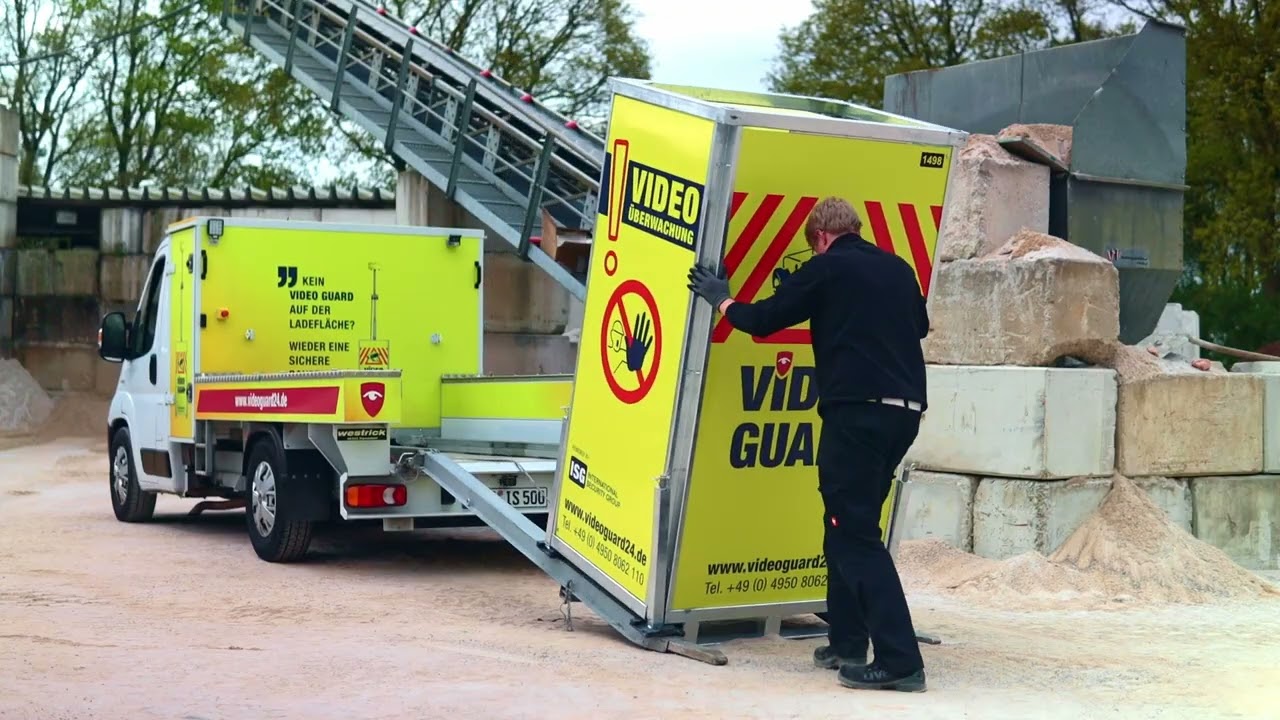 Anlieferung eines VIDEO GUARDS
