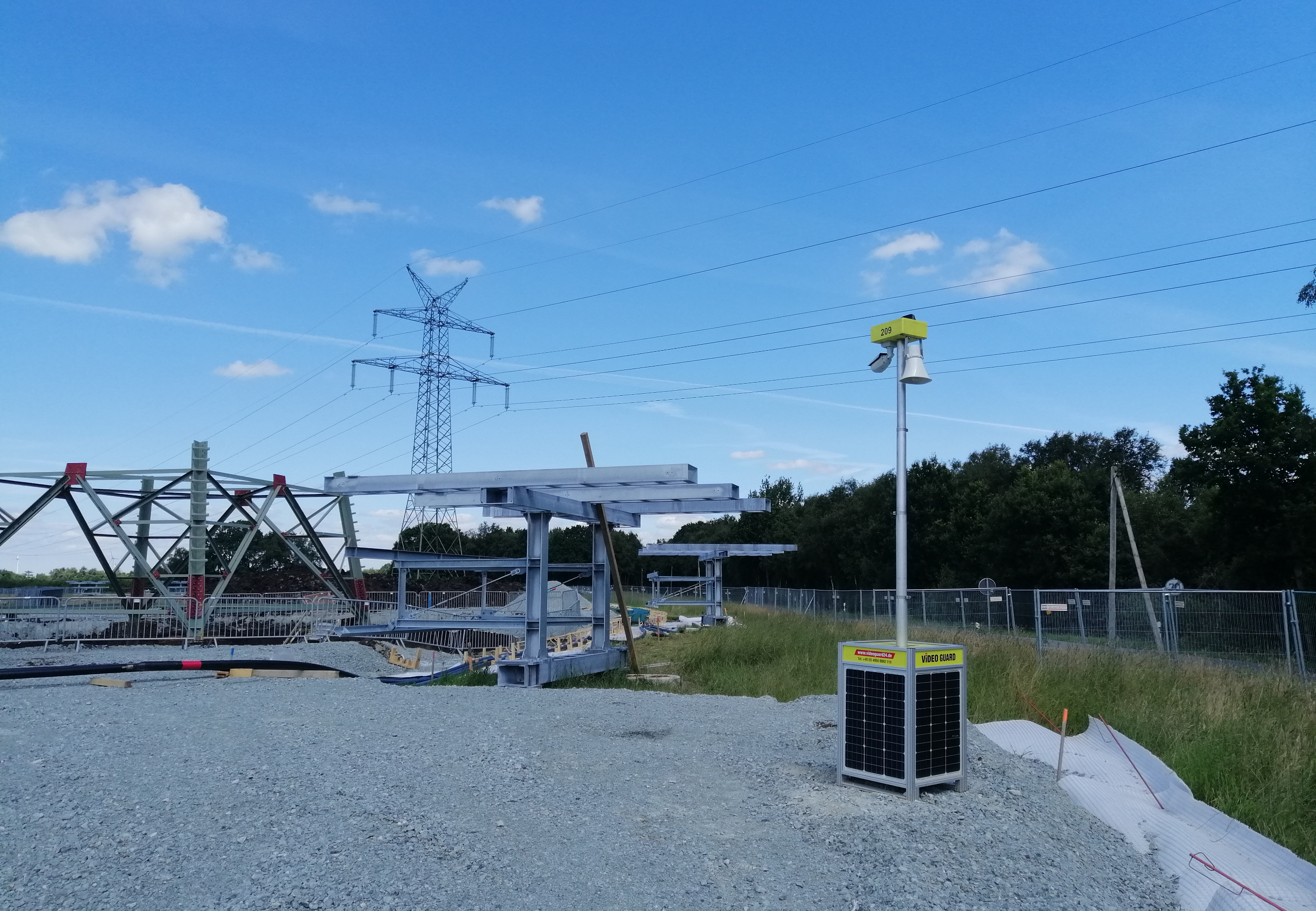 Video Guard in der Bremer Überseestadt