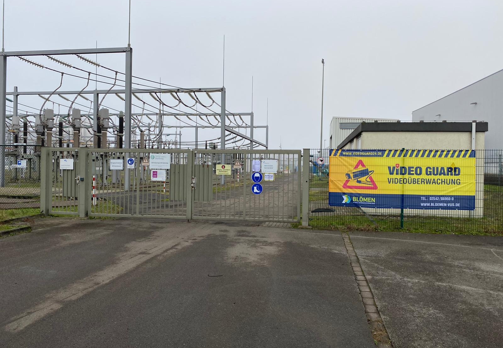 Video Guard in Bremen's Überseestadt district