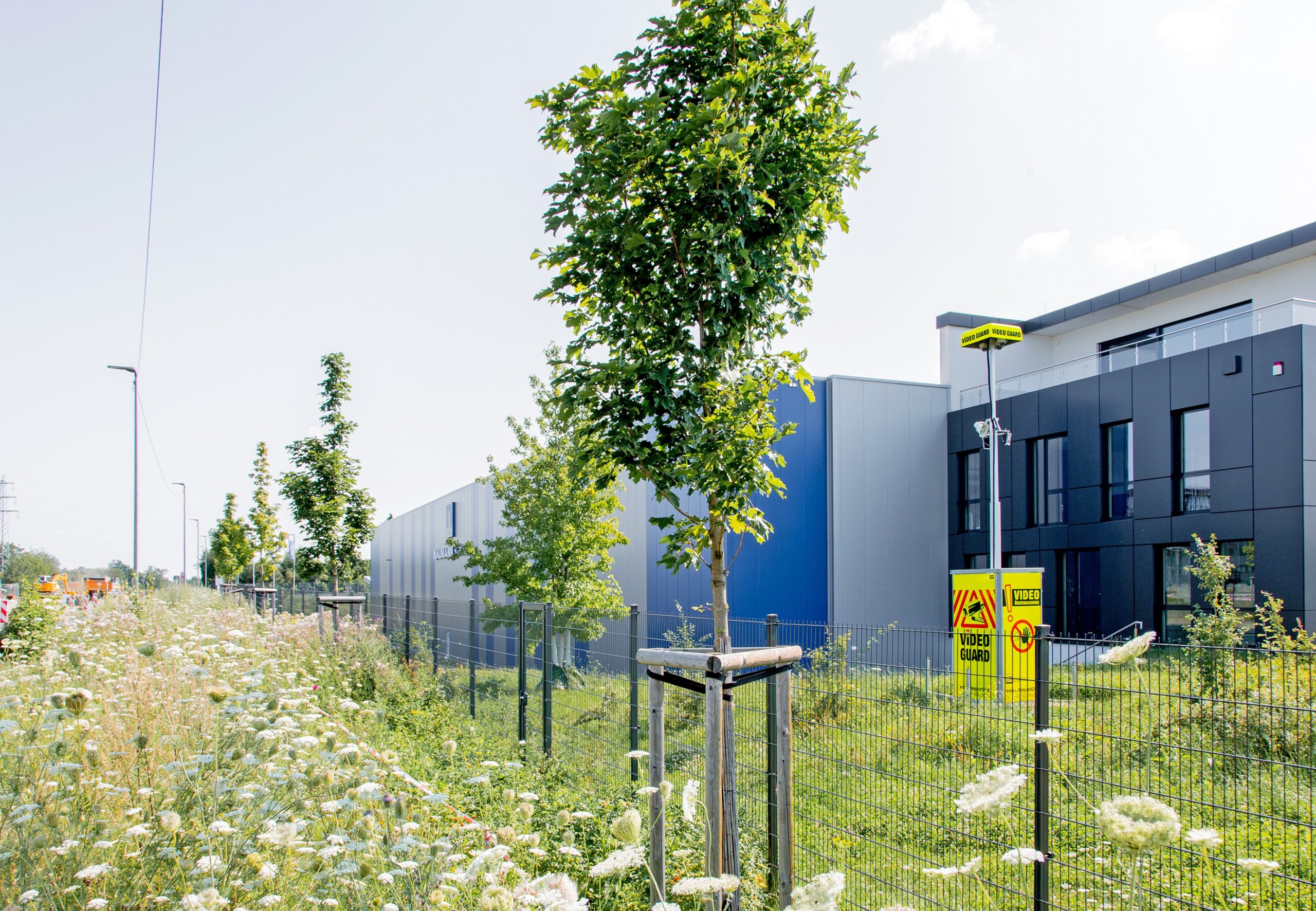 Video Guard in Bremen's Überseestadt district