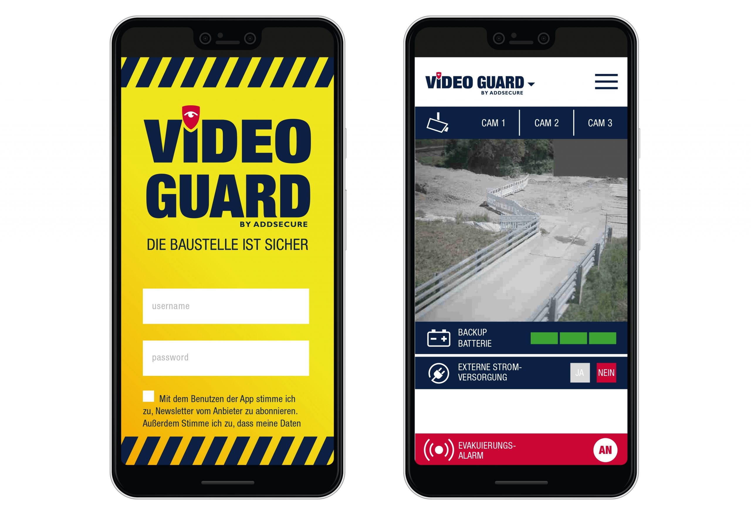 Video Guard in der Bremer Überseestadt