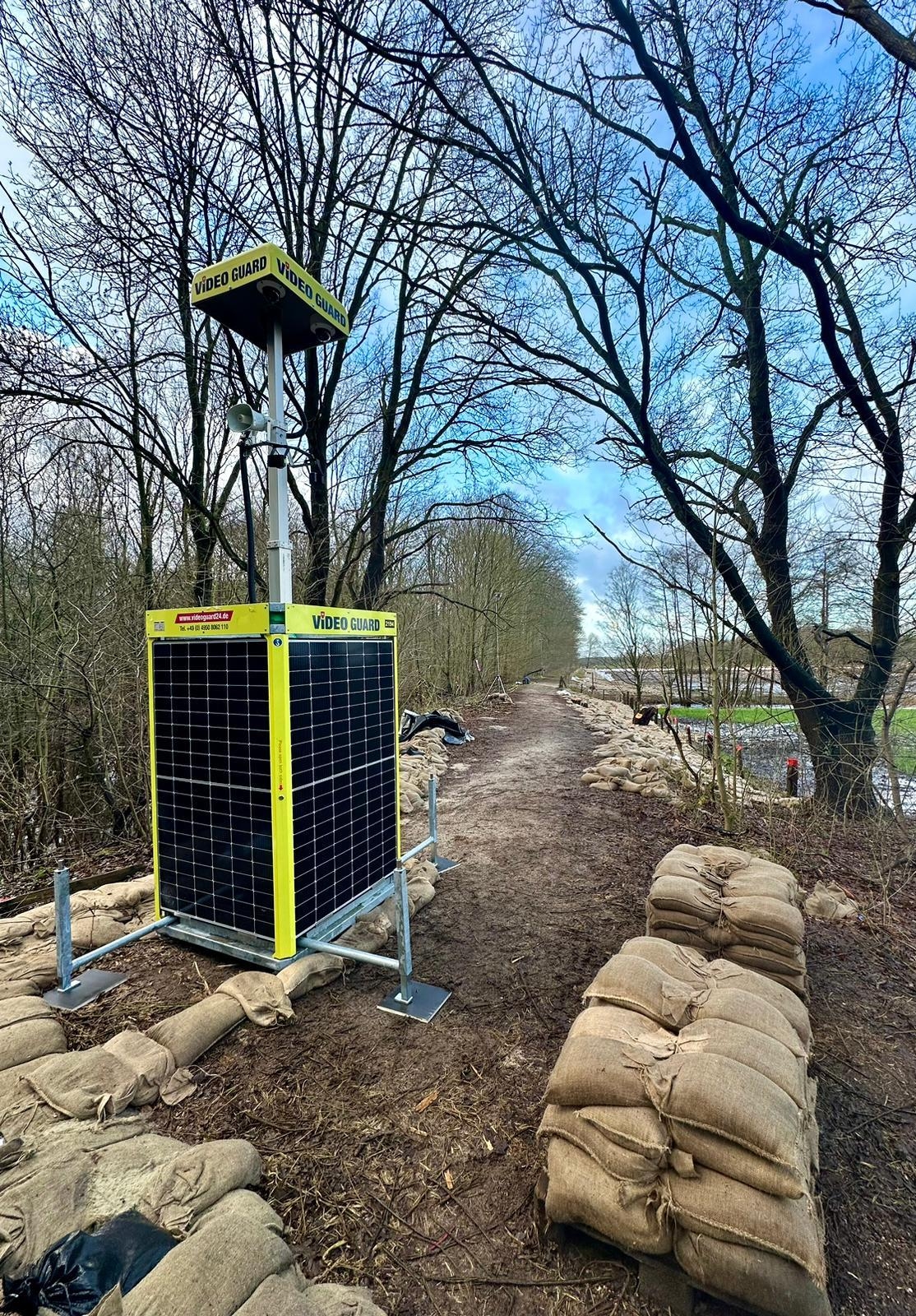 Video Guard in Bremen's Überseestadt district