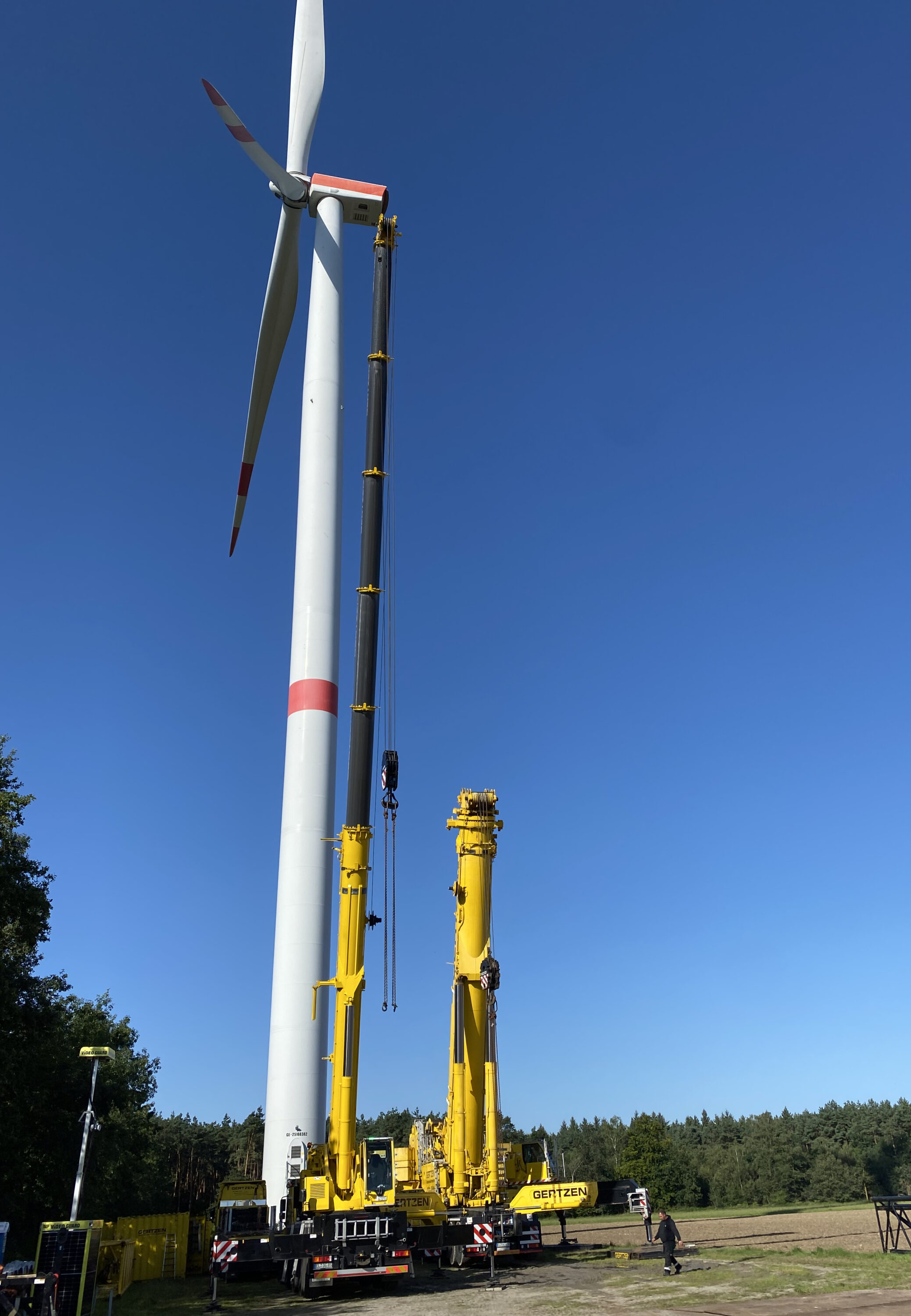 Video Guard in Bremen's Überseestadt district