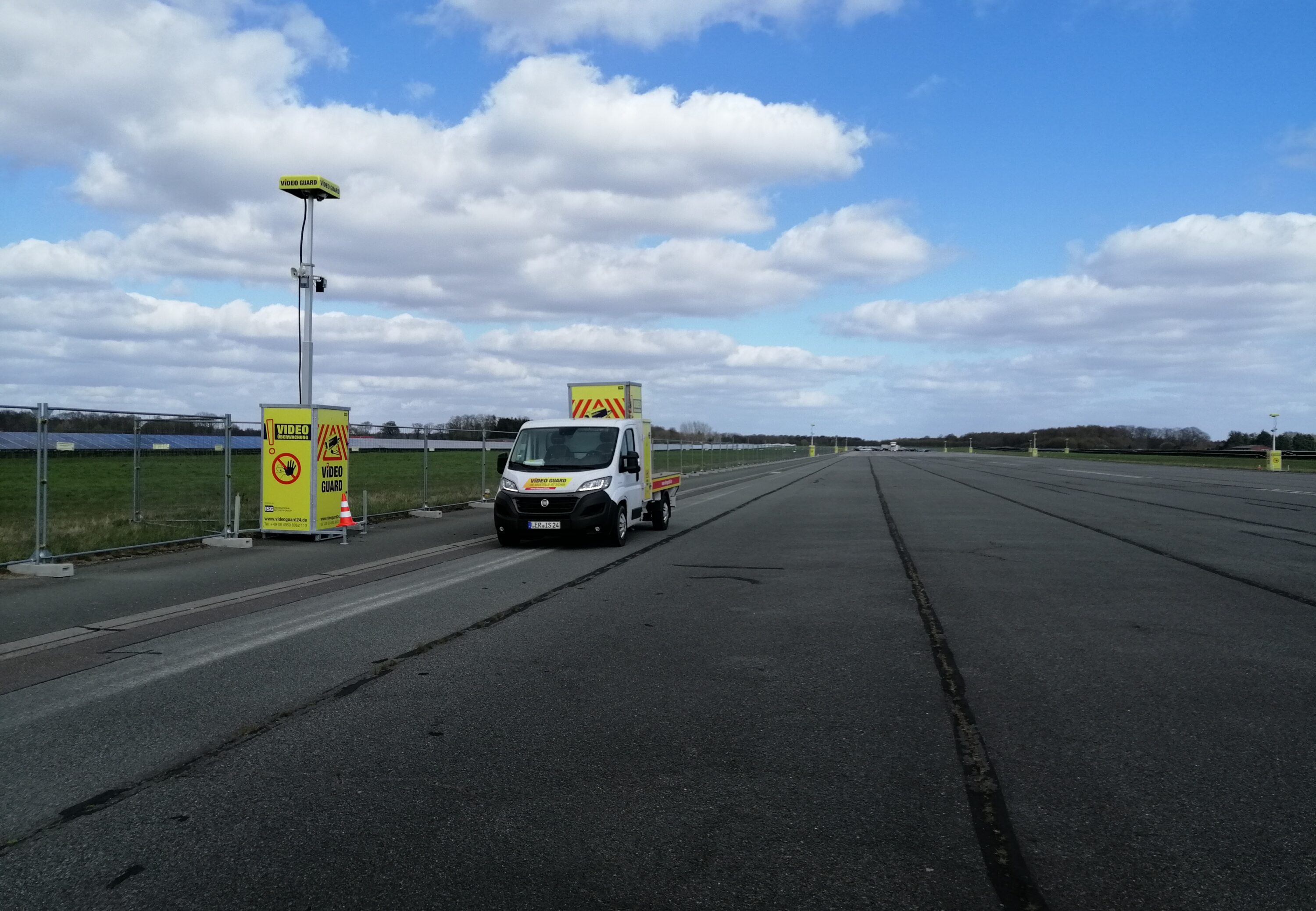 Video Guard in Bremen's Überseestadt district