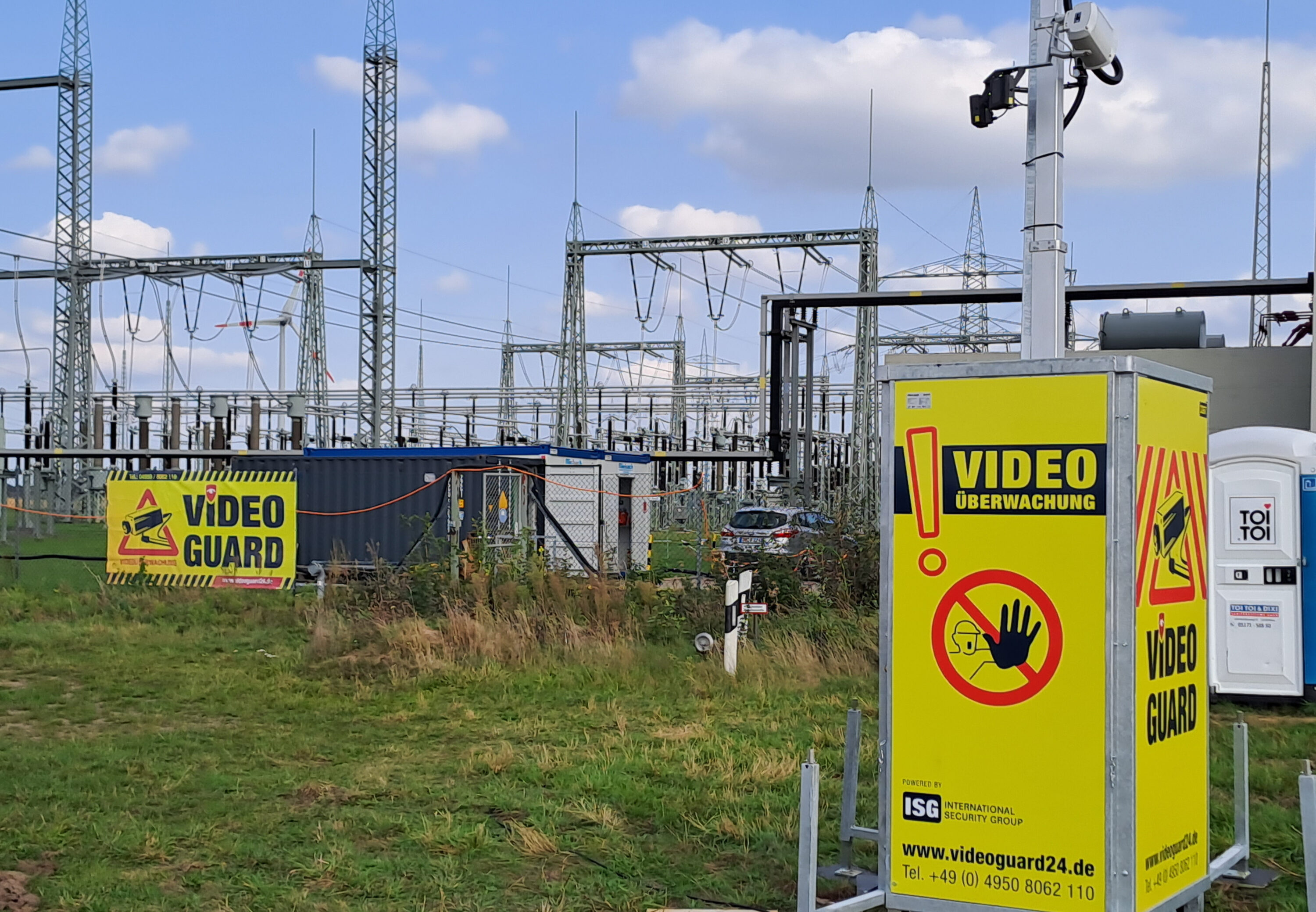 Video Guard in Bremen's Überseestadt district