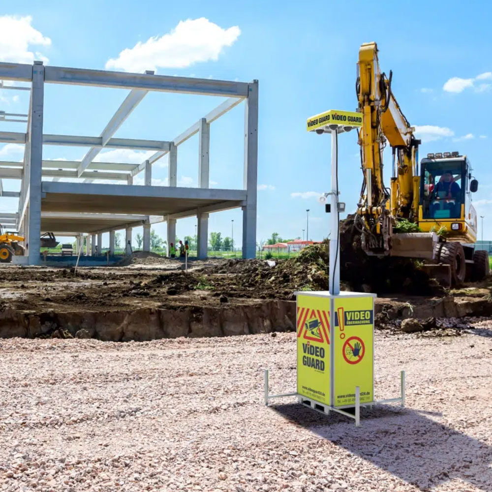 Baustellenüberwachung mit VIDEO GUARD