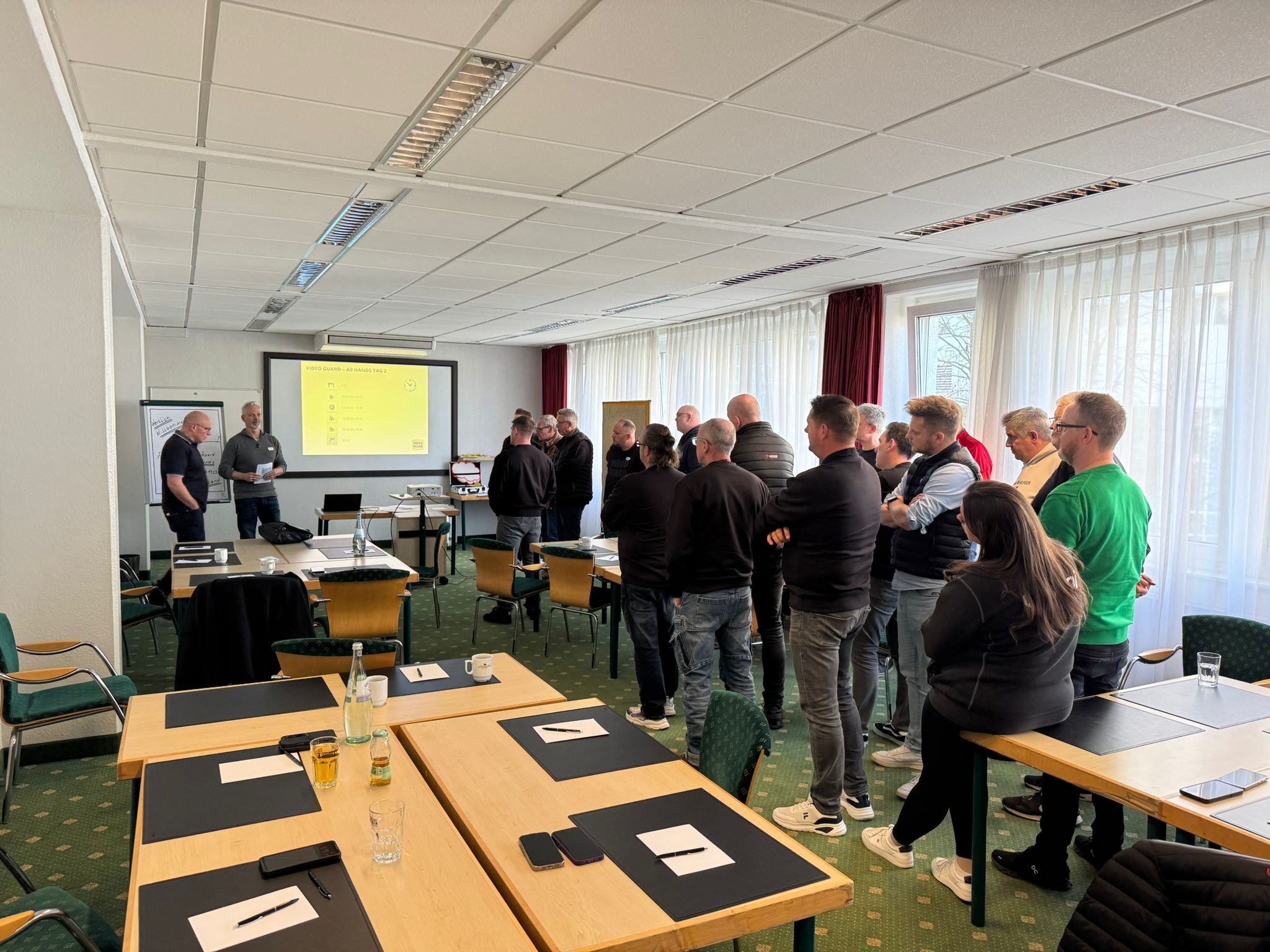 Schulung vom Viedo Guard Vertriebsteam