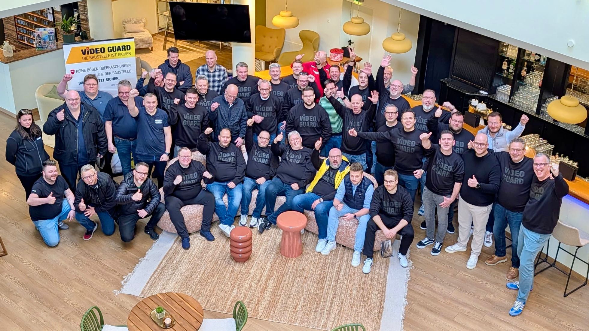 Gruppenfoto Vertrieb Video Guard